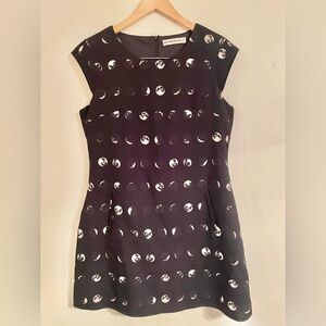 SM Wardrobe Black Moon Phase Dress Size Large- EUC